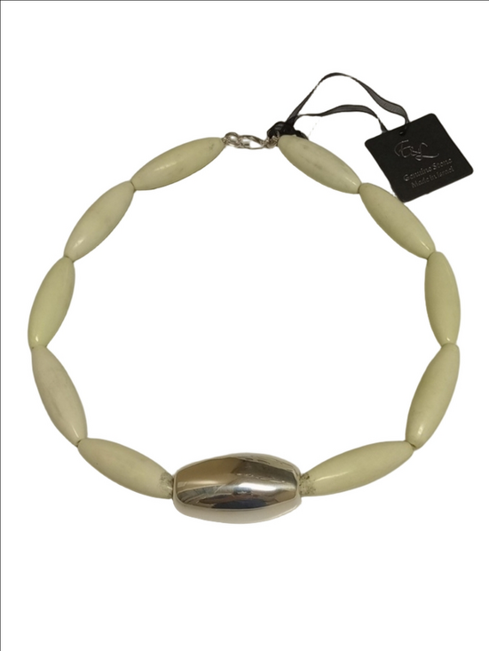 E & L ISRAEL Jewelry - 🆕 E&L SILVER 925 ELECTROFORMING ISRAEL NECKLACE WITH JERUSALEM IVORY BEADS